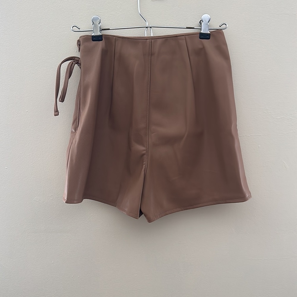 Faux Lether Skort - Picture 2 of 2